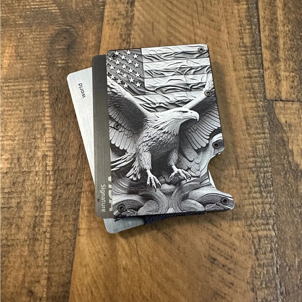 Laser Engraved RFID Blocking Wallet
